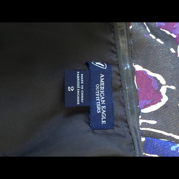 American Eagle Floral Strapless Sweetheart Dress - Picture 7 of 7